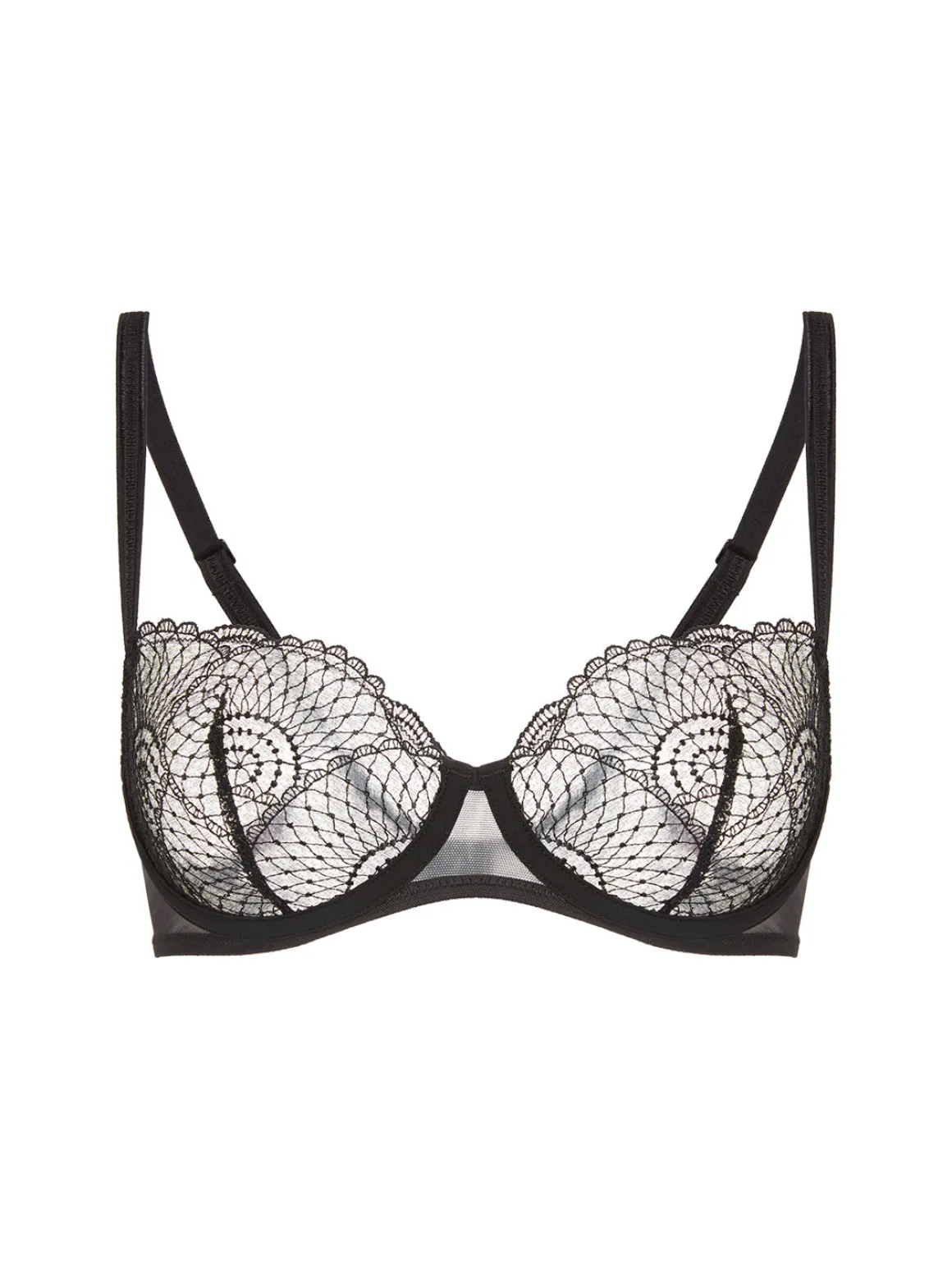 Soutien-gorge corbeille - Noir