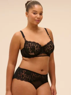 Soutien-gorge corbeille - Noir