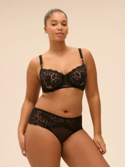 Soutien-gorge corbeille - Noir