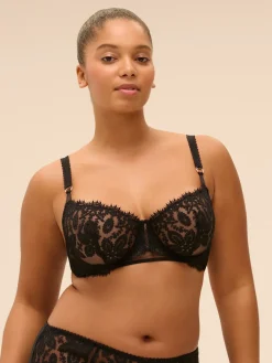 Soutien-gorge corbeille - Noir