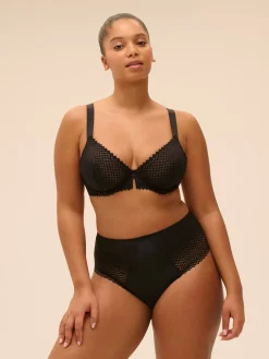 Soutien-gorge corbeille - Noir