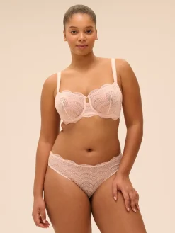 Soutien-gorge corbeille - Poudre pétale