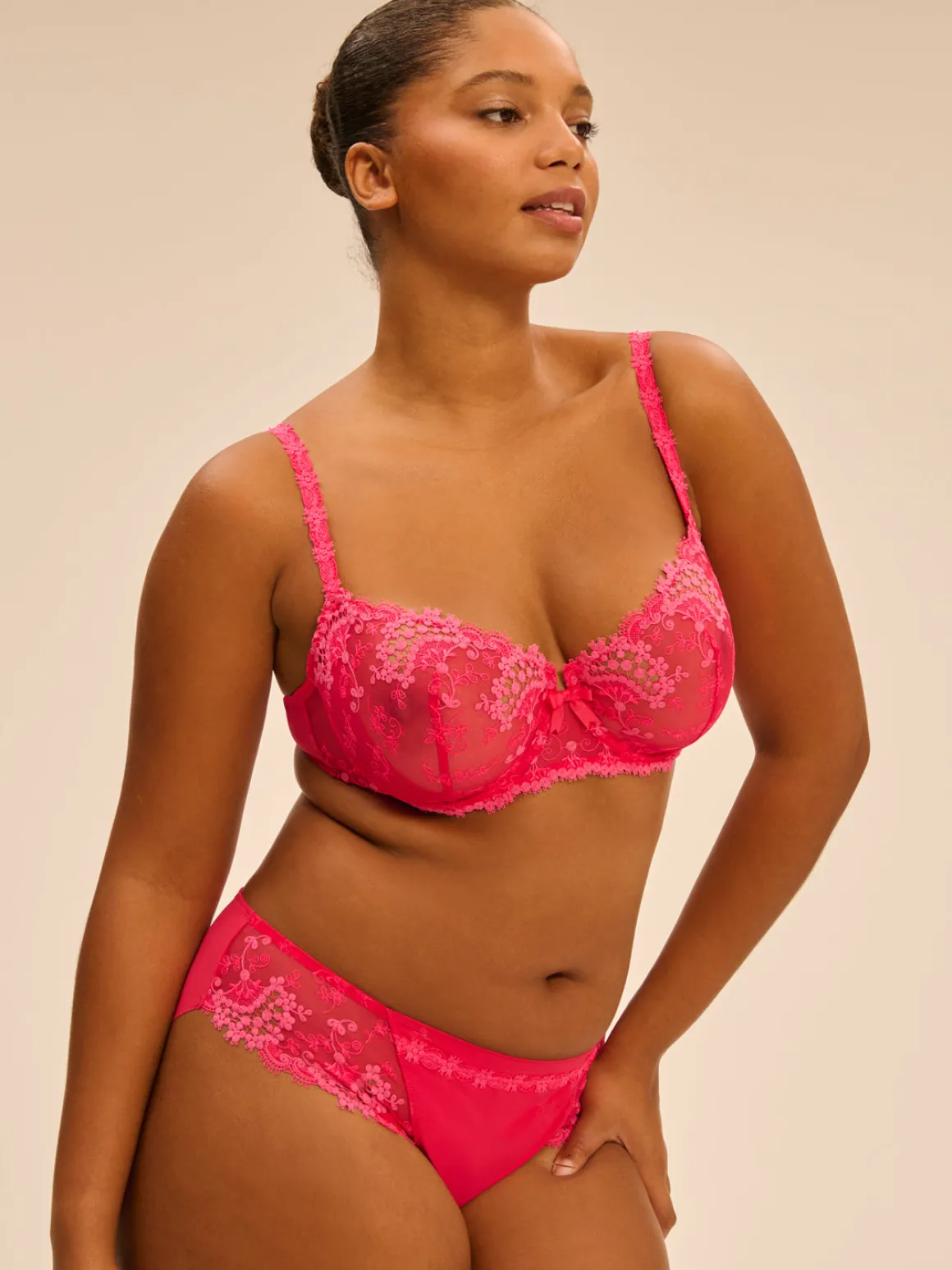 Soutien-gorge corbeille - Rose Fabuleux