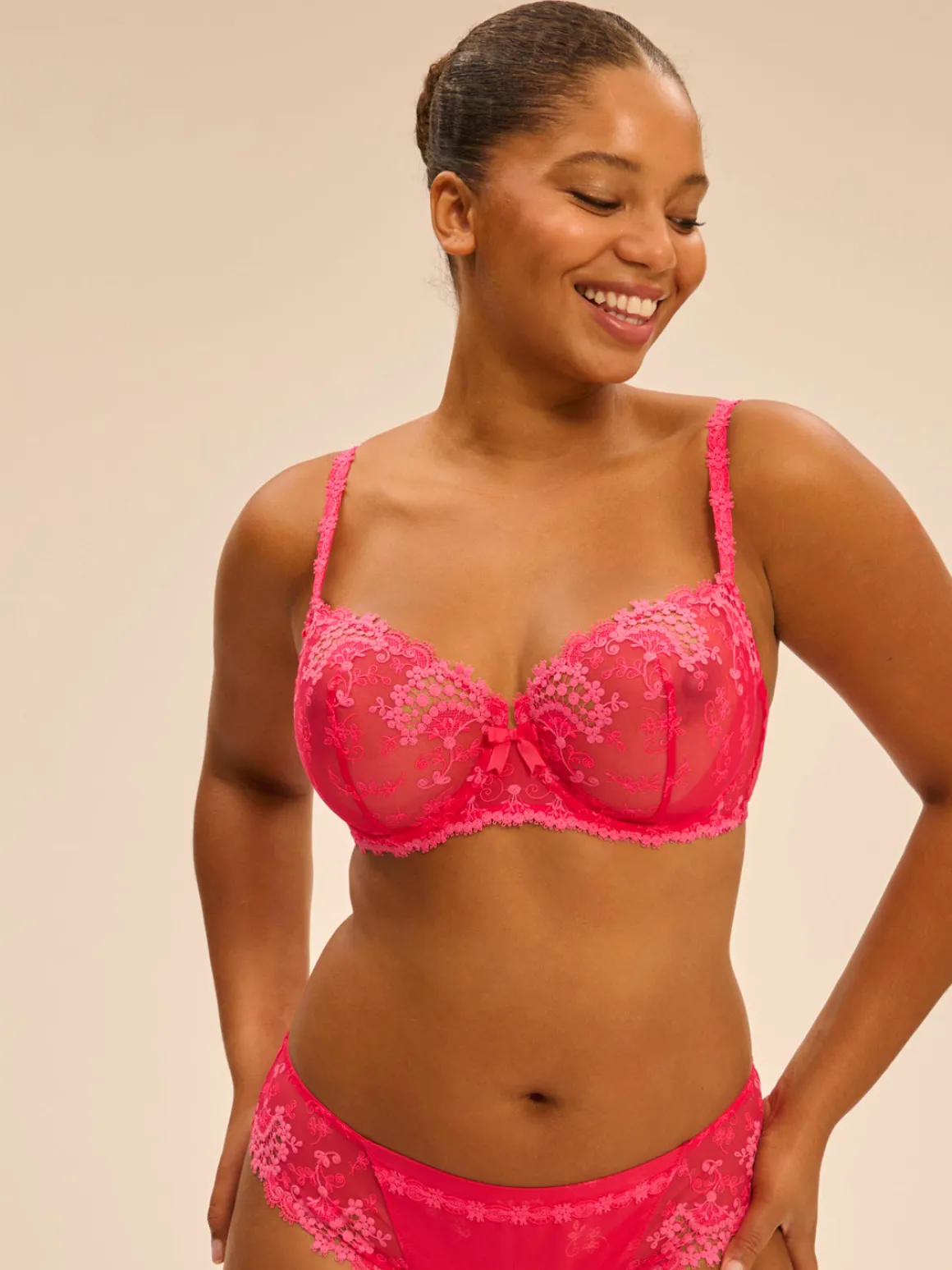 Soutien-gorge corbeille - Rose Fabuleux