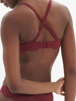 Soutien-gorge corbeille - Rouge Spinelle