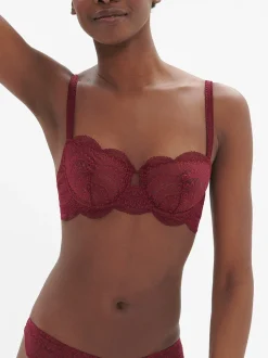 Soutien-gorge corbeille - Rouge Spinelle