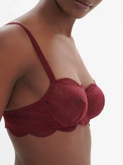 Soutien-gorge corbeille - Rouge Spinelle