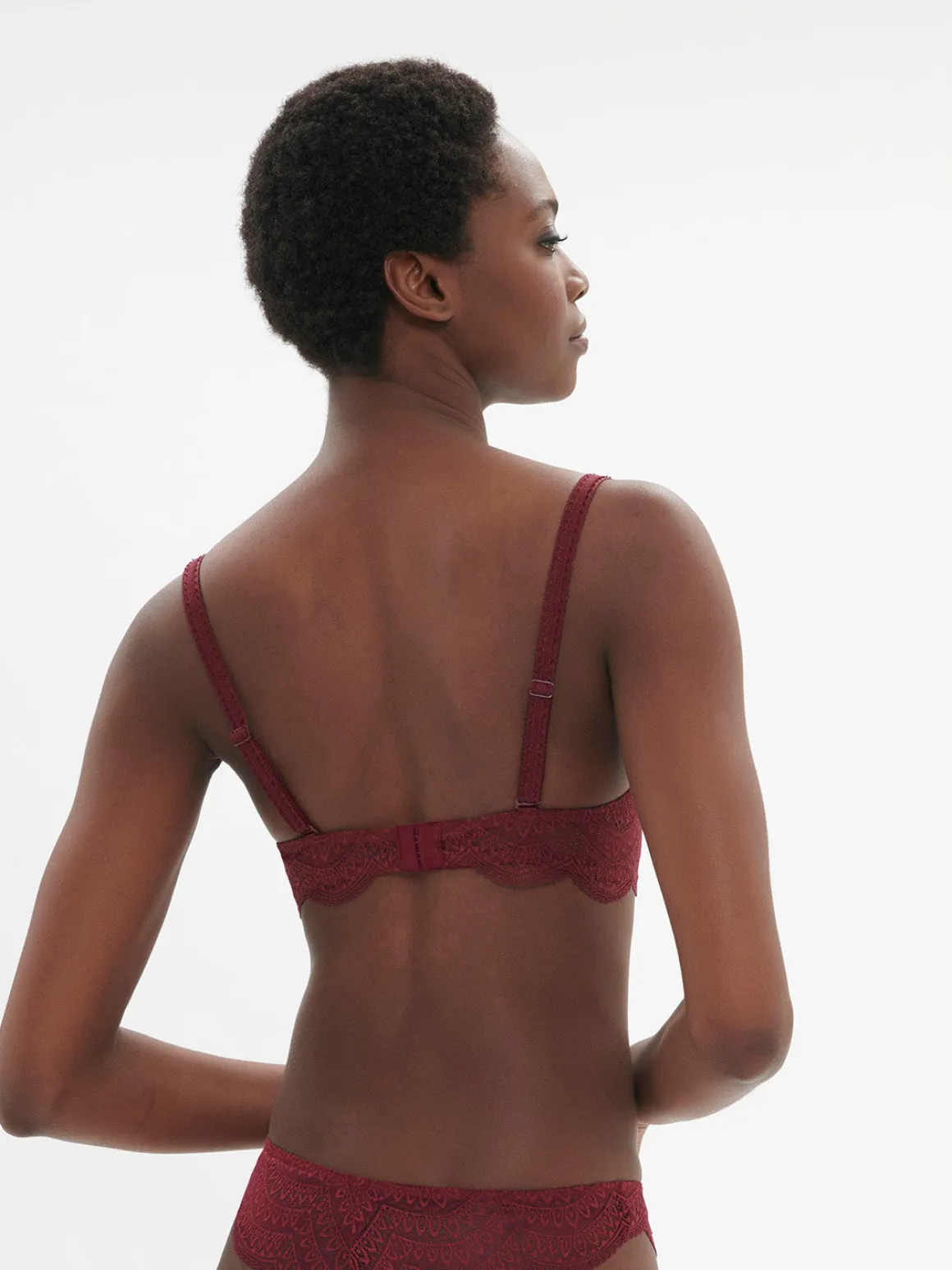 Soutien-gorge corbeille - Rouge Spinelle
