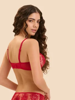 Soutien-gorge corbeille - Rouge Opéra