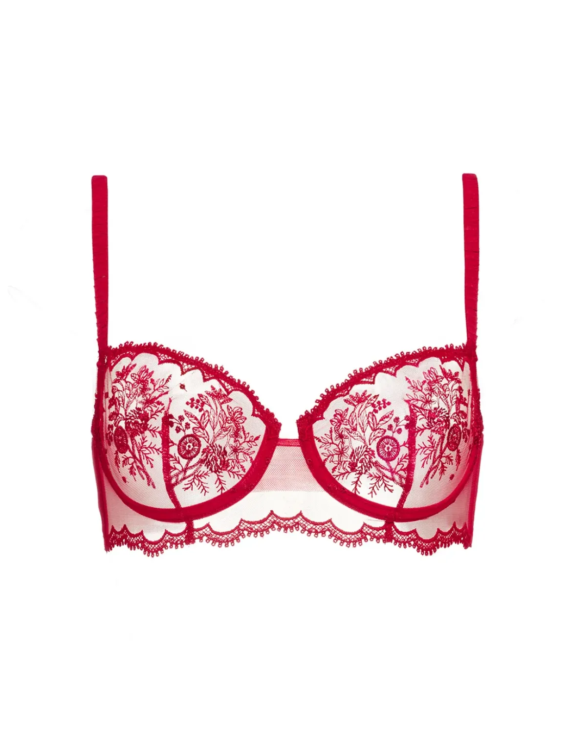 Soutien-gorge corbeille - Rouge Opéra