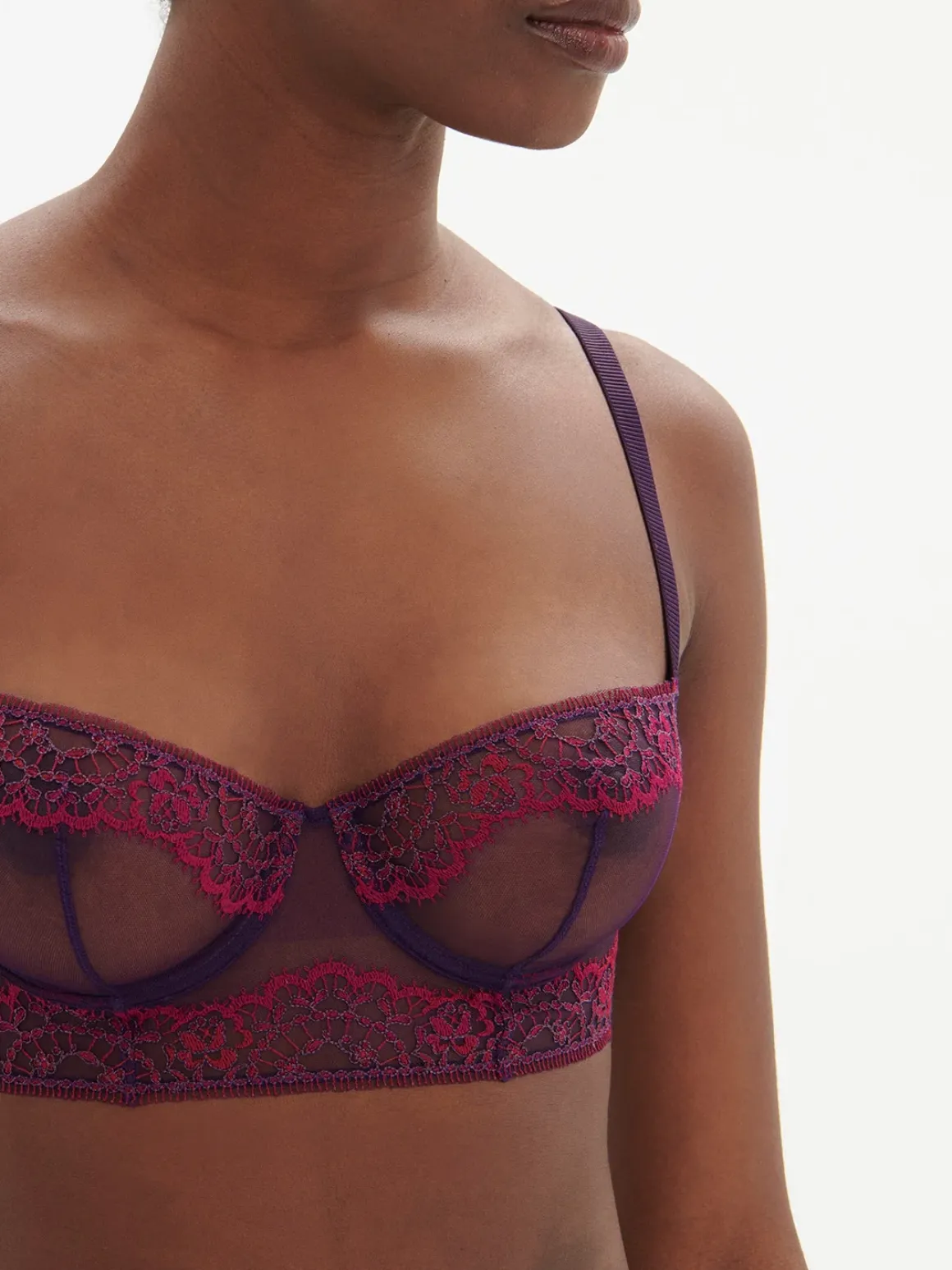 Soutien-gorge corbeille - Violet Euphoria