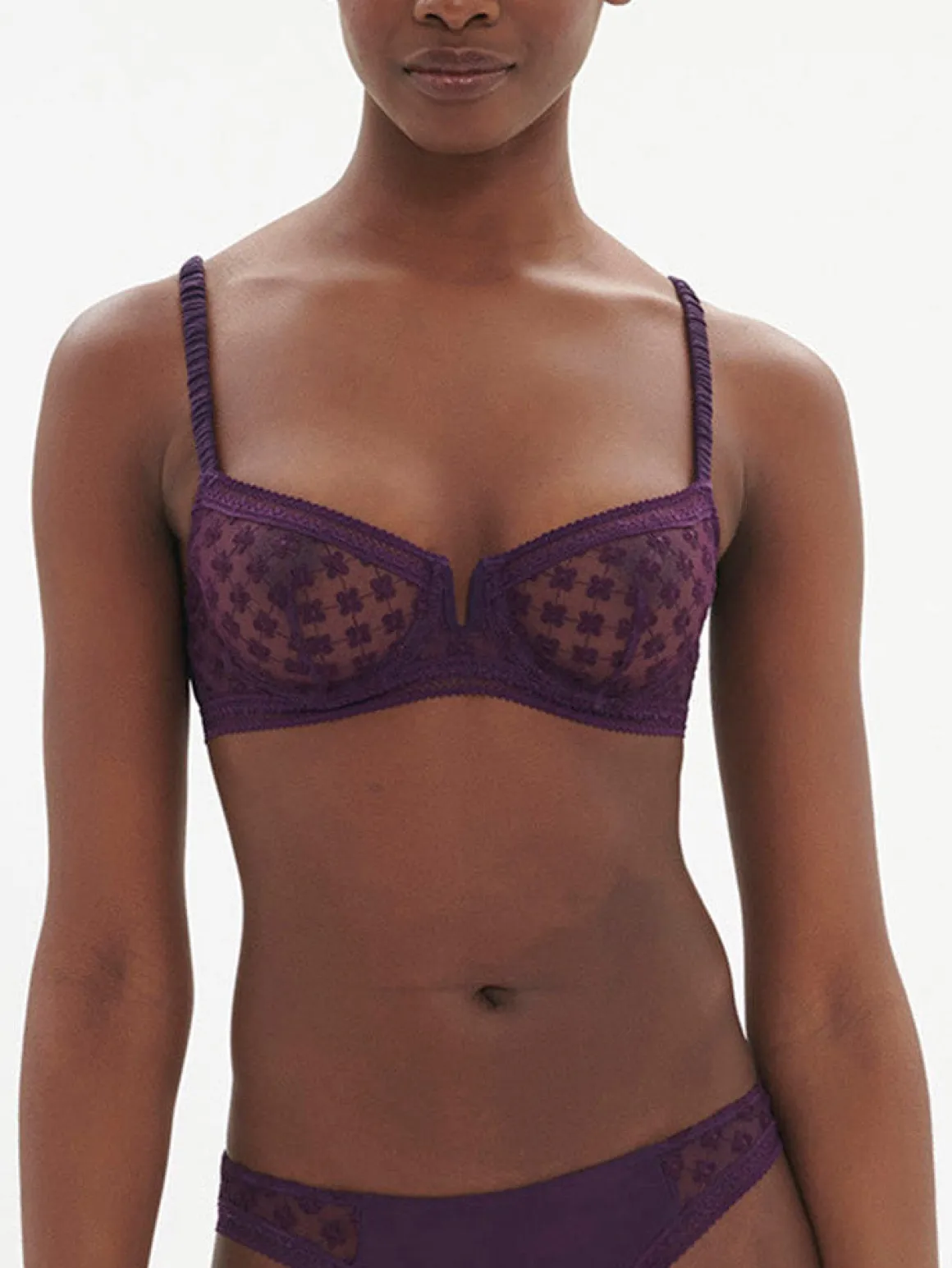 Soutien-gorge corbeille - Violet Euphoria