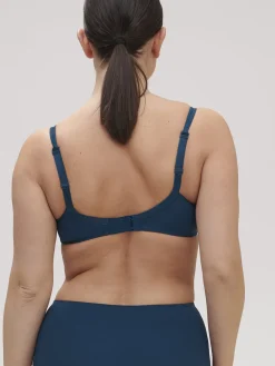 Soutien-gorge décolleté carré en spacer 3D - Bleu Prestige