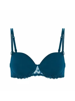 Soutien-gorge décolleté carré en spacer 3D - Bleu Prestige
