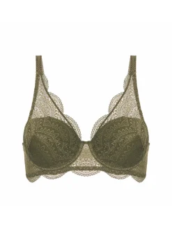 Soutien-gorge décolleté carré en spacer 3D - Vert Aventure