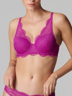 Soutien-gorge décolleté carré en spacer 3D - Bougainvillier