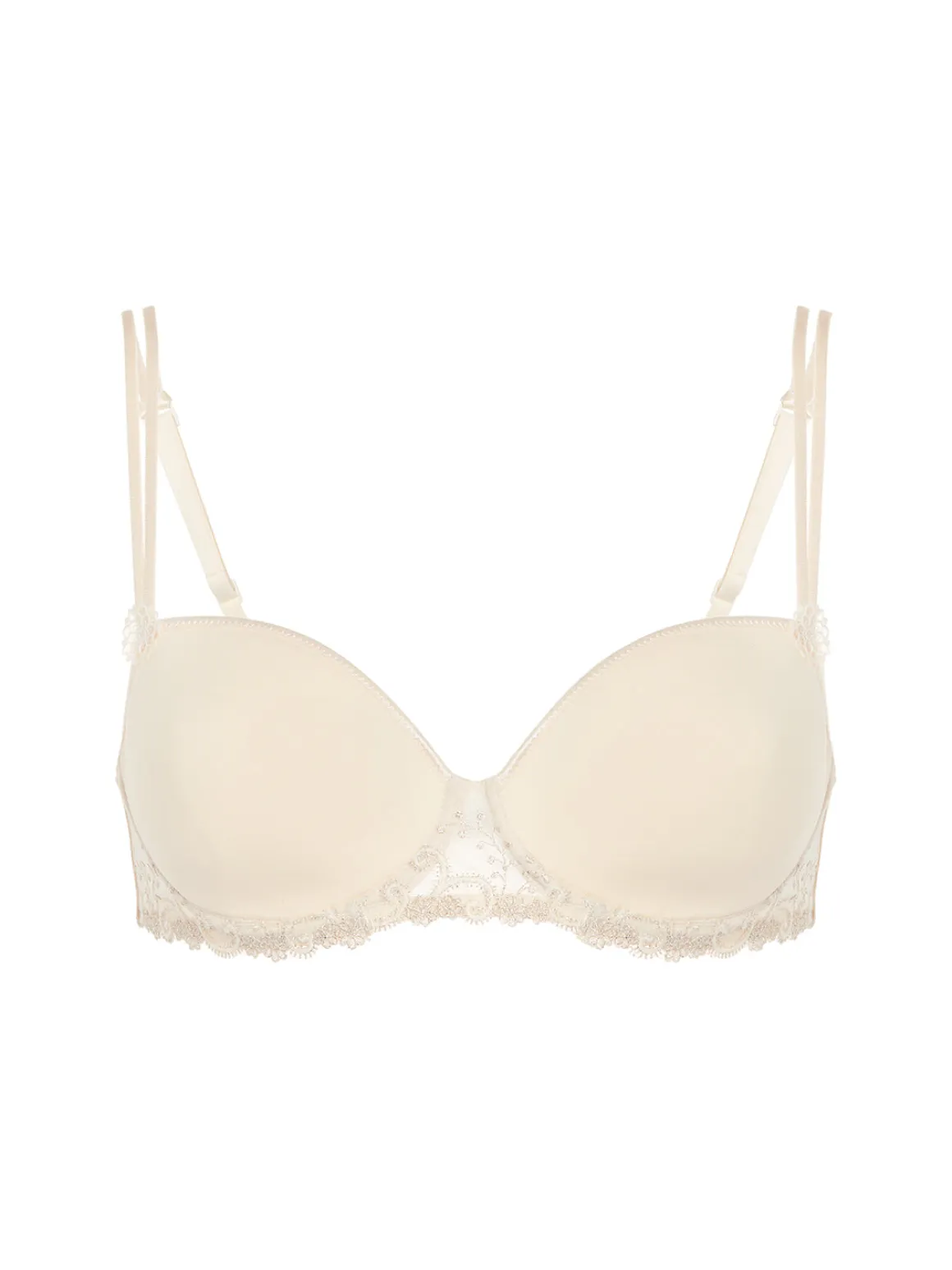 Soutien-gorge décolleté carré en spacer 3D - Beige Topaze