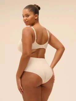 Soutien-gorge décolleté carré en spacer 3D - Beige Topaze