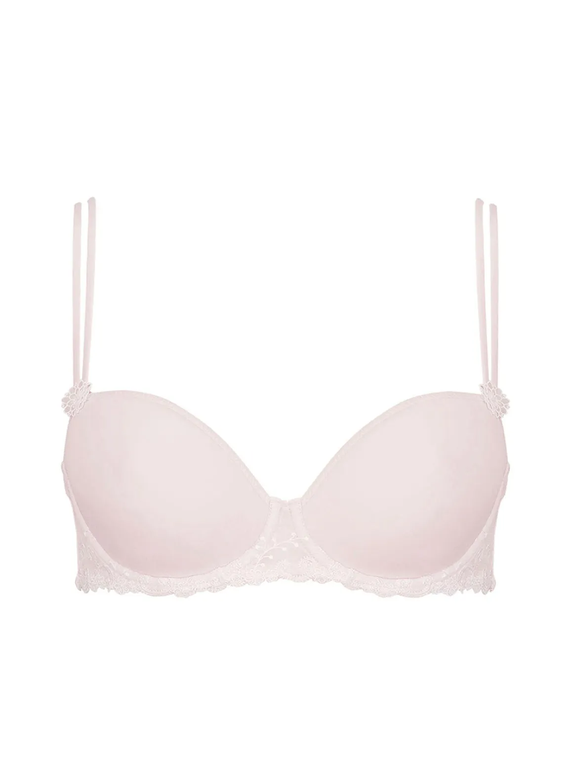 Soutien-gorge décolleté carré en spacer 3D - Poudre