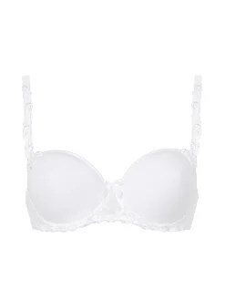 Soutien-gorge décolleté carré en spacer 3D - Blanc