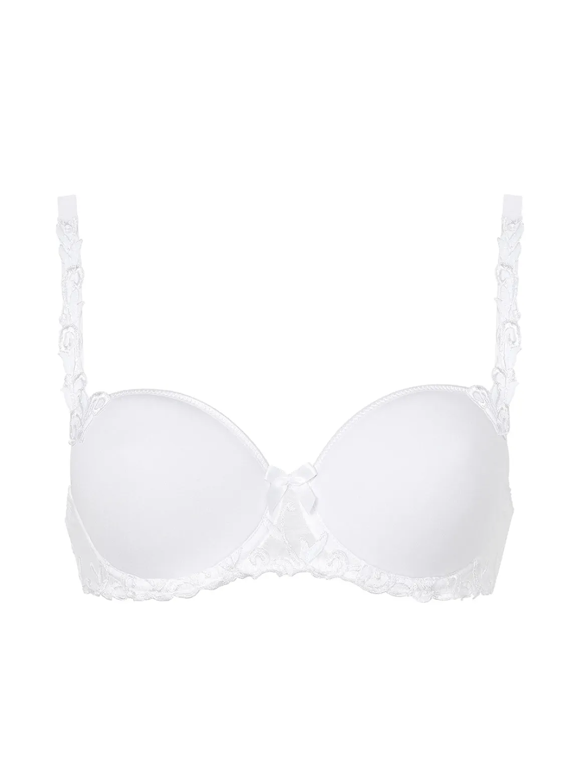 Soutien-gorge décolleté carré en spacer 3D - Blanc