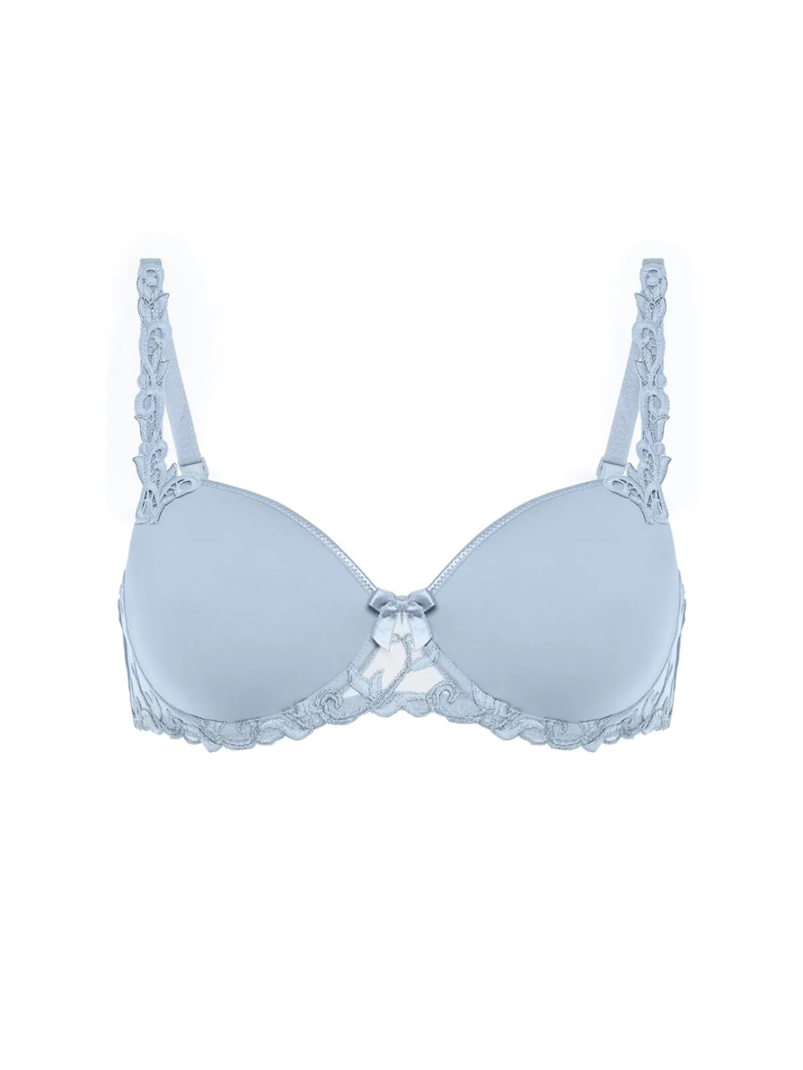 Soutien-gorge décolleté carré en spacer 3D - Bleu Rêve