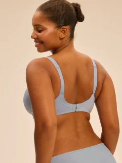 Soutien-gorge décolleté carré en spacer 3D - Bleu Rêve