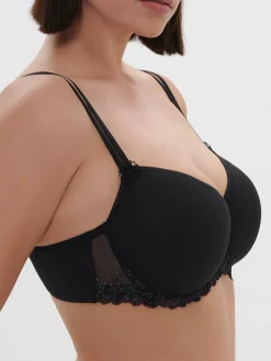 Soutien-gorge décolleté carré en spacer 3D - Noir Gem