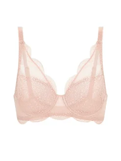 Soutien-gorge décolleté carré en spacer 3D - Peau Rosée