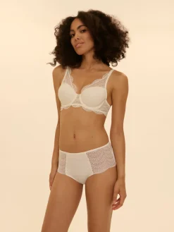 Soutien-gorge décolleté carré en spacer 3D - Naturel