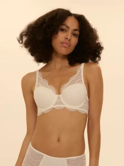 Soutien-gorge décolleté carré en spacer 3D - Naturel