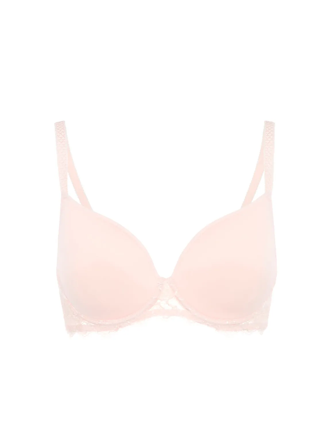 Soutien-gorge emboitant décolleté plongeant en spacer 3D - Poudre