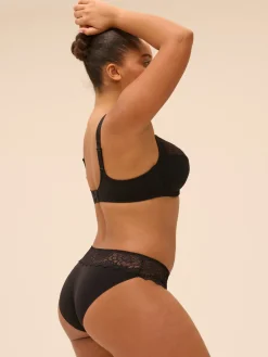 Soutien-gorge emboitant grande taille - Noir