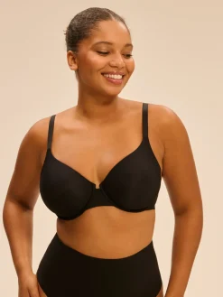 Soutien-gorge emboitant multi-positions sans couture - Noir