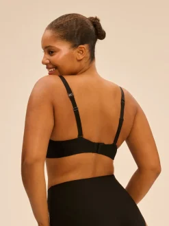 Soutien-gorge emboitant multi-positions sans couture - Noir