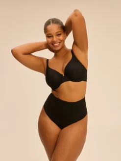 Soutien-gorge emboitant multi-positions sans couture - Noir