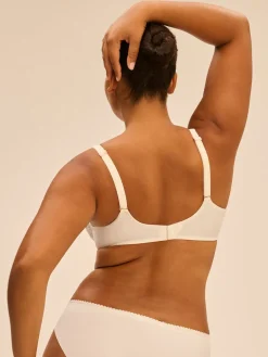 Soutien-gorge emboitant plongeant - Naturel