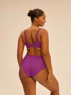 Soutien-gorge emboitant plongeant - Violet Divine
