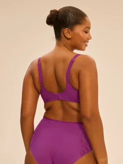 Soutien-gorge emboitant plongeant - Violet Divine