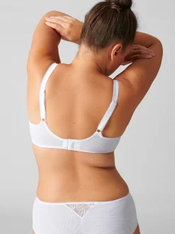 Soutien-gorge emboitant pour poitrine généreuse - Blanc