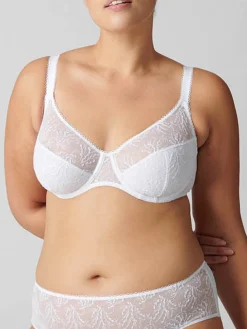 Soutien-gorge emboitant pour poitrine généreuse - Blanc
