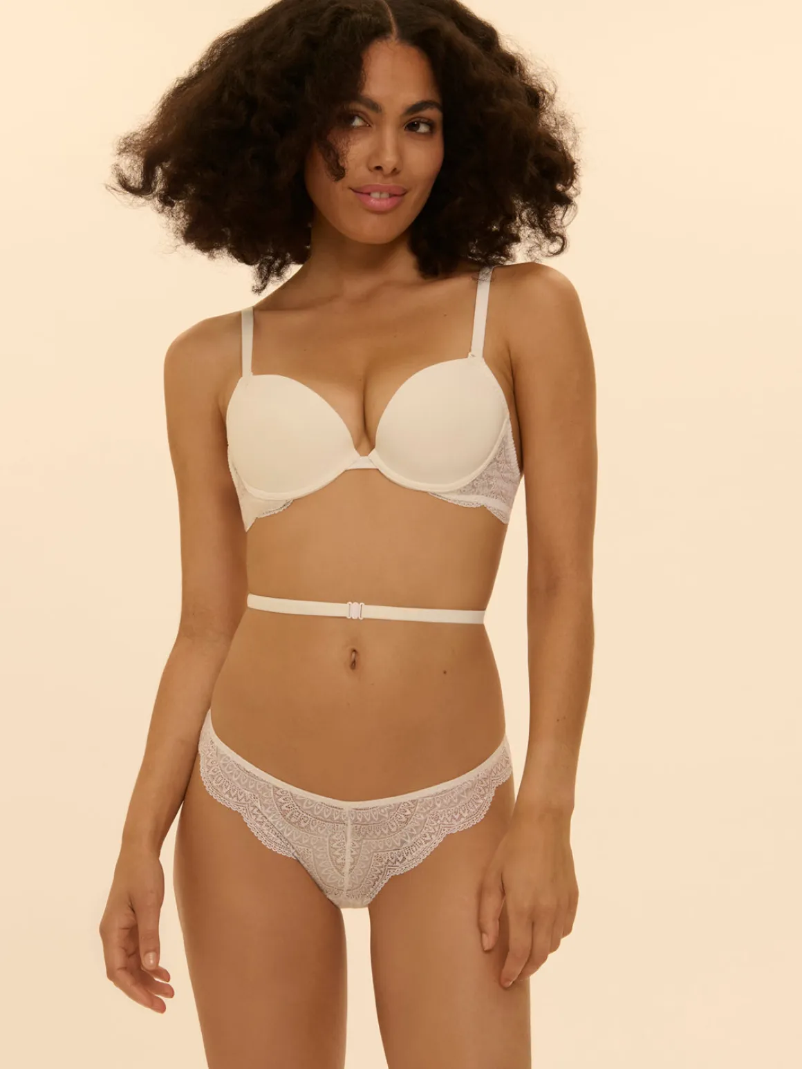 Soutien-gorge multi-positions dos nu - Naturel