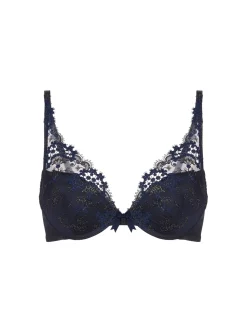 Soutien-gorge push-up décolleté plongeant - Saphir