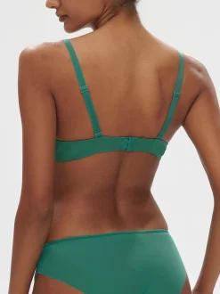 Soutien-gorge push-up décolleté plongeant - Vert Garden