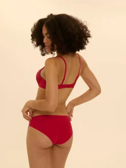 Soutien-gorge push-up décolleté plongeant - Rouge Rainbow