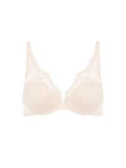 Soutien-gorge push-up décolleté plongeant - Rose sakura