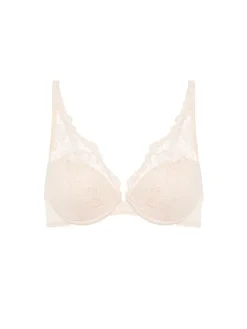 Soutien-gorge push-up décolleté plongeant - Rose sakura