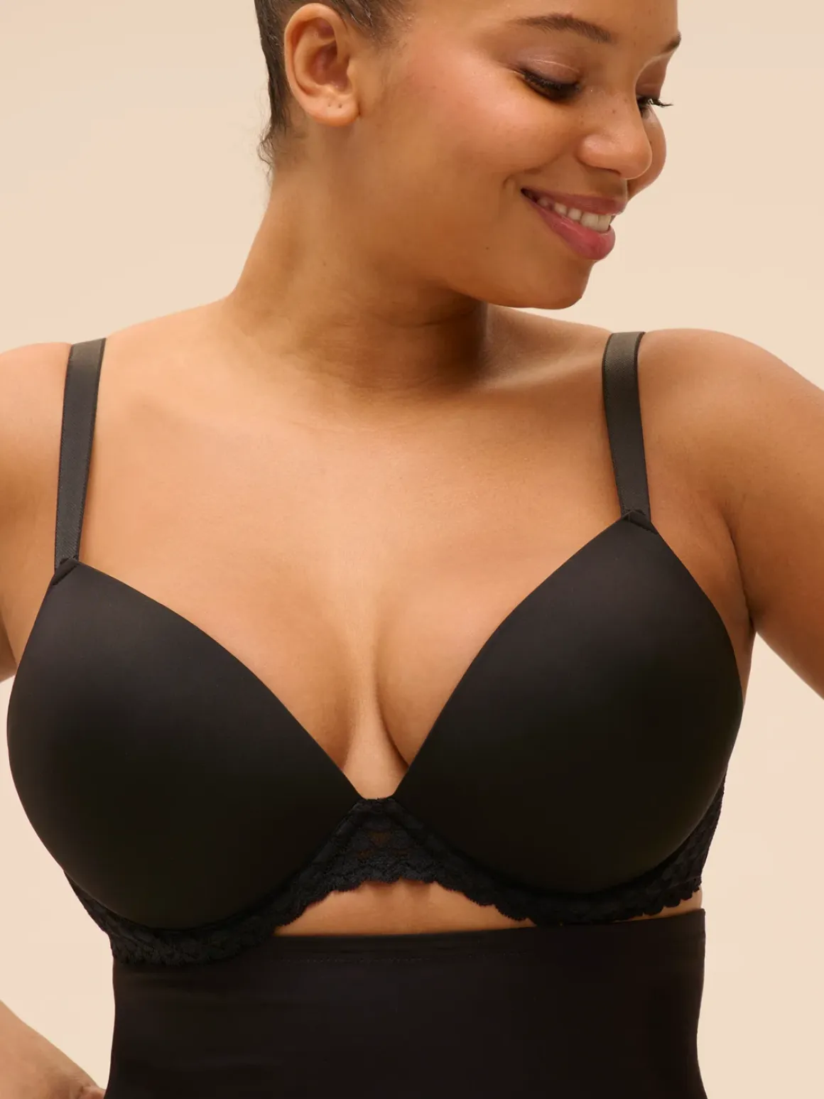 Soutien-gorge push-up - Noir