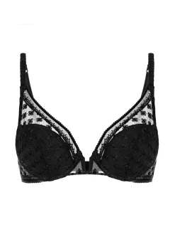 Soutien-gorge push-up triangle - Noir