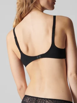 Soutien-gorge sans-armatures structuré - Noir